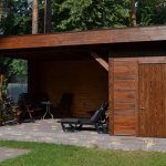 Gazebo with utility room