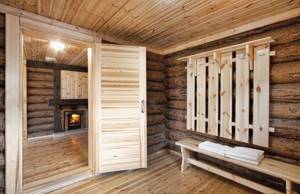 деревянные двери в баню