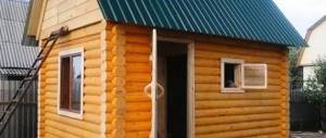 Правильно утепляем деревянную баню из бревна и бруса