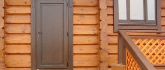“The entrance door to the bathhouse: types and their features. How to choose the entrance door to the bathhouse? photo - vhod banya 1